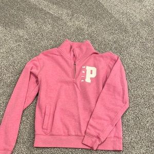 VS PINK half zip sweatshirt